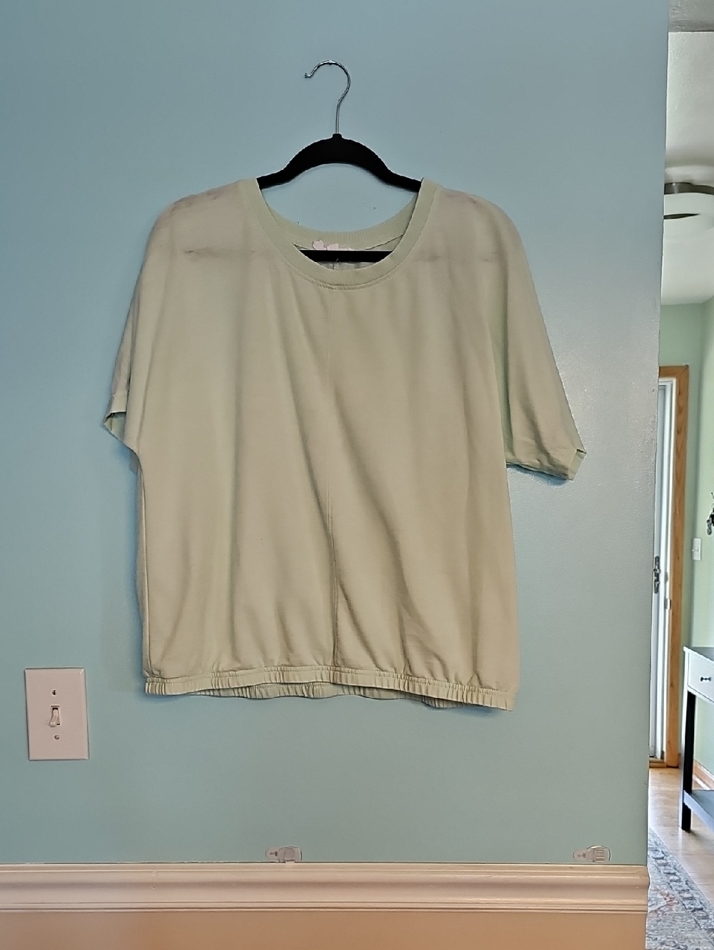 Jane and Delancey Mint Green Crewneck Top